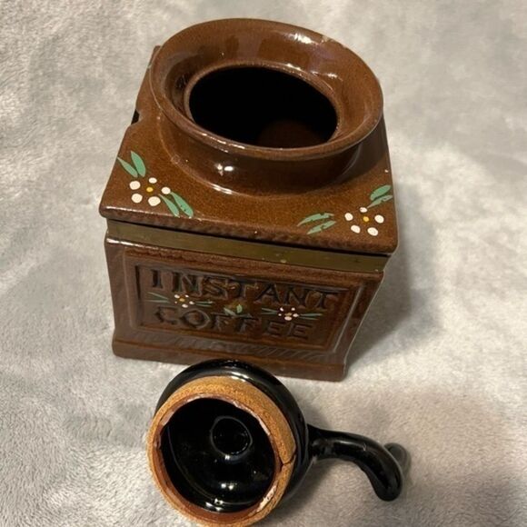 Vintage 'instant coffee' container faux grinder Lipper & Mann Creations - Picture 3 of 11